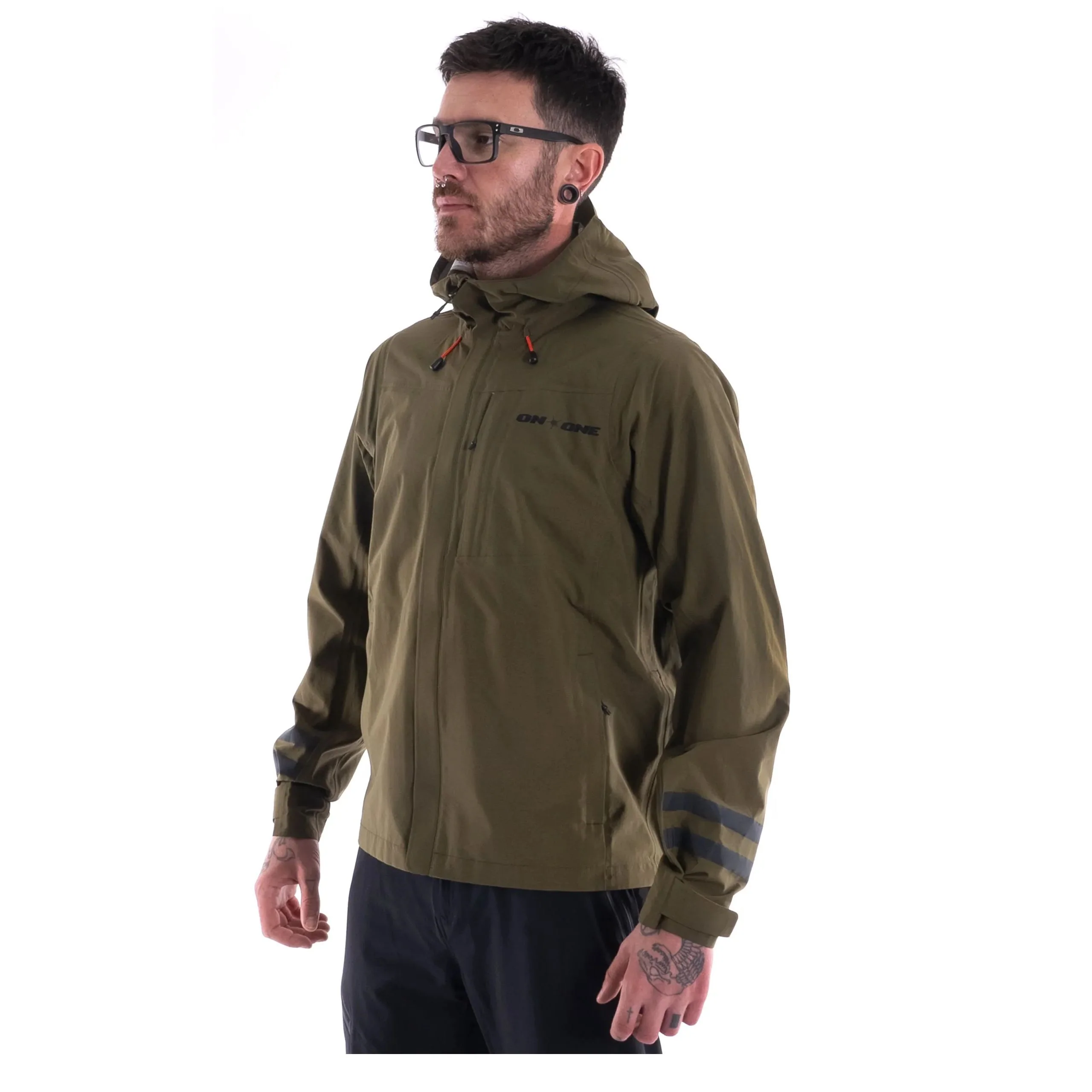 On-One Waterproof MTB Jacket Olive - Image 5
